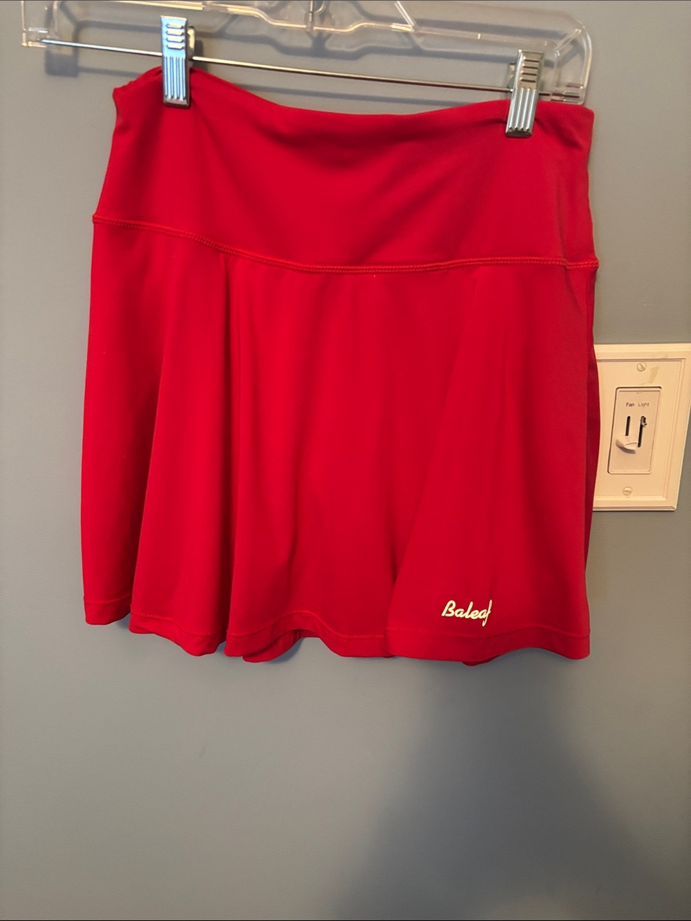 Baleaf Hot Pink Active Tennis Skirt with Logo